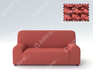 Ελαστικά Καλύμματα Προσαρμογής Σχήματος Καναπέ Milos – C/16 Κεραμιδί – Πολυθρόνα -10+ Χρώματα Διαθέσιμα-Καλύμματα Σαλονιού