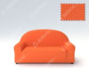 Ελαστικά Καλύμματα Καναπέ Αχιβάδα, Πολυθρόνας σχ. Peru-Πορτοκαλί-Πολυθρόνα -10+ Χρώματα Διαθέσιμα-Καλύμματα Σαλονιού